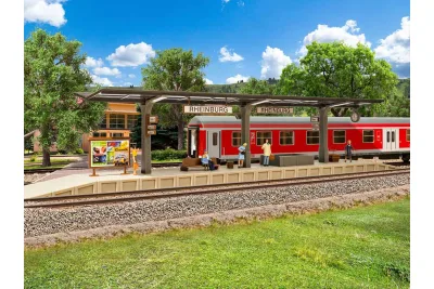 Vollmer 43535: Bahnsteig Rheinburg