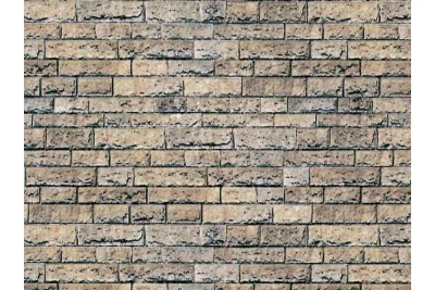 Vollmer 46038: H0 Mauerplatte Basalt aus Karton