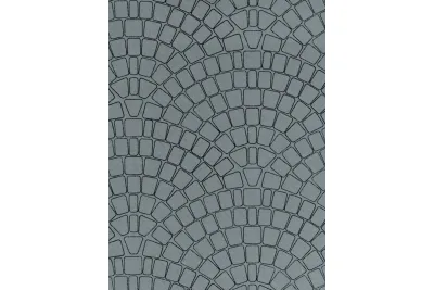 Vollmer 46053: H0 Mauerplatte Kopfsteinpflaster