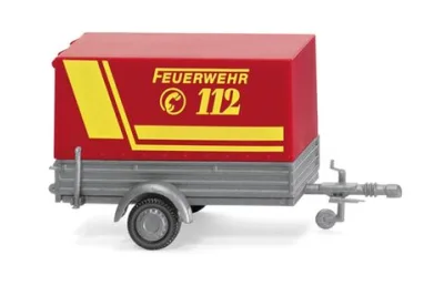 Wiking 005605: Fire brigade - car trailer