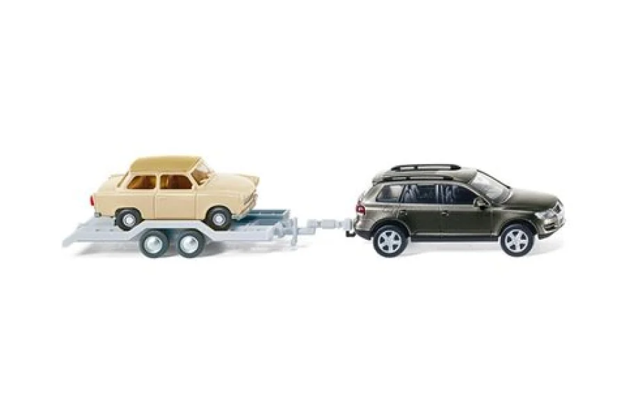 VW Touareg Gespann mit Trabant
