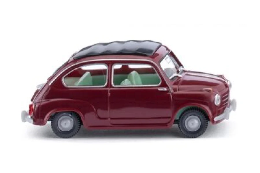 Fiat 600 - weinrot