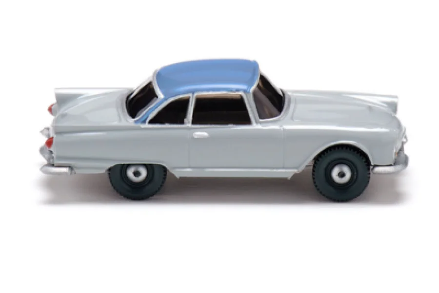 DKW 1000 Spezial sport coupé – gris ventana/azul brillante
