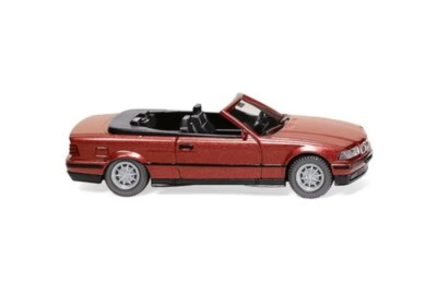 BMW 325i Cabrio - weinrot-met