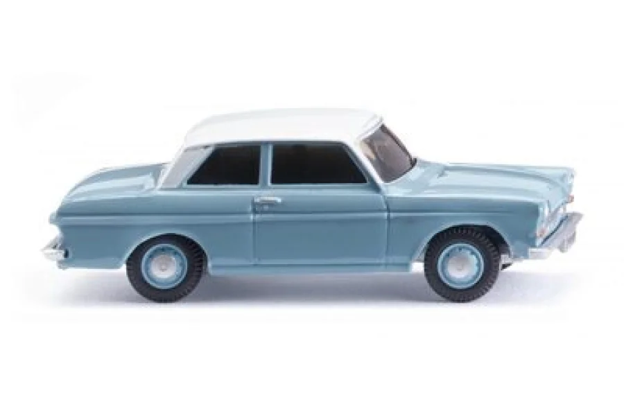 Ford Taunus 12M - pastellblau mit weißem Dach