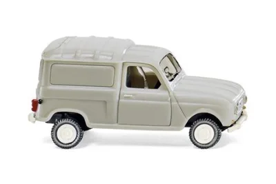 Wiking 022501: Renault R4 Kastenwagen - grau
