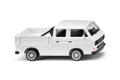 Wiking 029310: VW T3 Doppelkabine - weiß