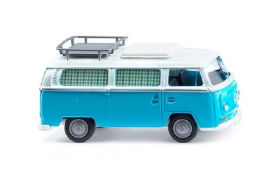 VW T2 Campingbus - eisblau/weiß