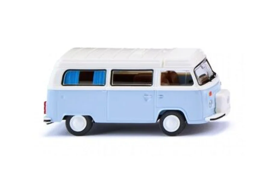VW T2b Campingbus - weißblau/weiß