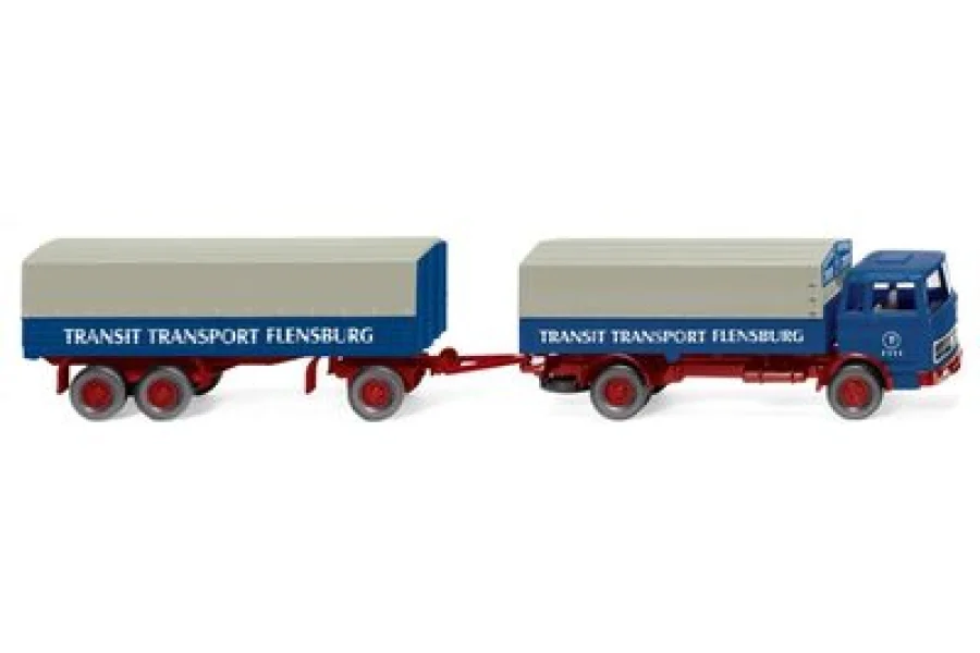 Pritschenhängerzug (MB) "Transit Transport Flensburg"