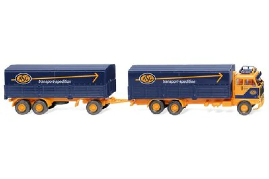 Volvo F89 Pritschenhängerzug
