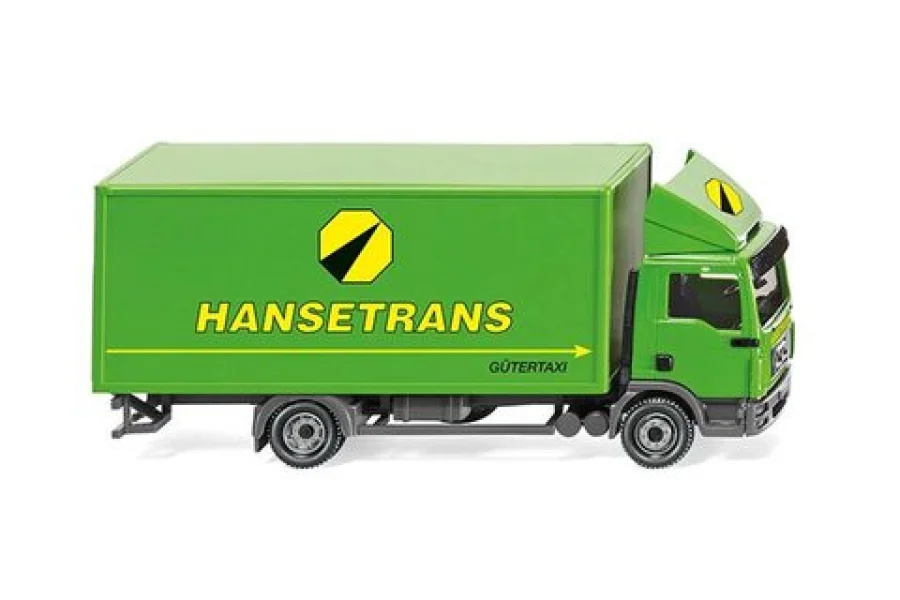 Nákladní vozidlo s kastlovým nástavkem (MAN TGL) "Hansetrans"