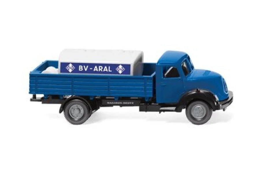 Pritschen-Lkw mit Aufsatztank (Magirus Sirius) "Aral"
