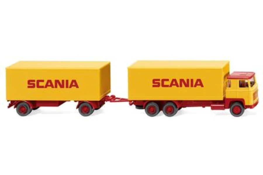 Camion furgonato con rimorchio (Scania 111) "SCANIA"