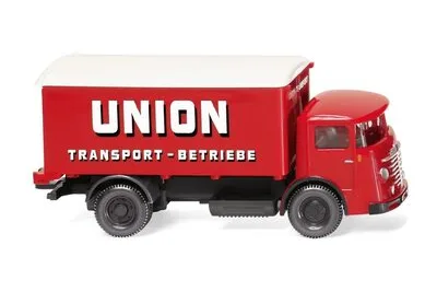 Wiking 047603: Koffer-Lkw (Büssing 4500) "Union Transport"