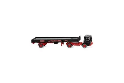 Wiking 048803: Pritschensattelzug (MAN) "Eisen- und Stahlhandel A.G."