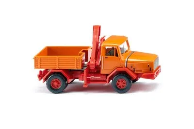 Wiking 049305: Tracteur poids lourd (Faun) — jaune-orange