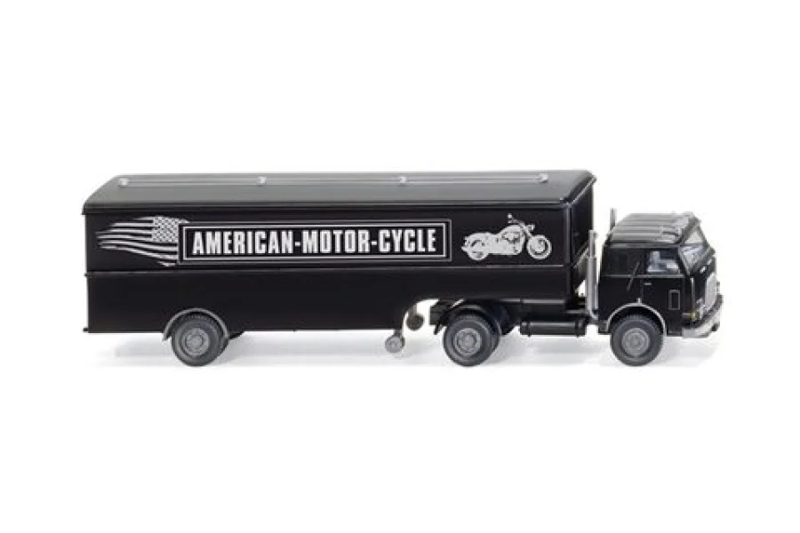 Semirimorchio americano "American-Motor-Cycle"