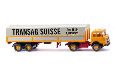 Wiking 051503: Zestaw siodłowy z platformą (Krupp 806) "Transag Suisse"
