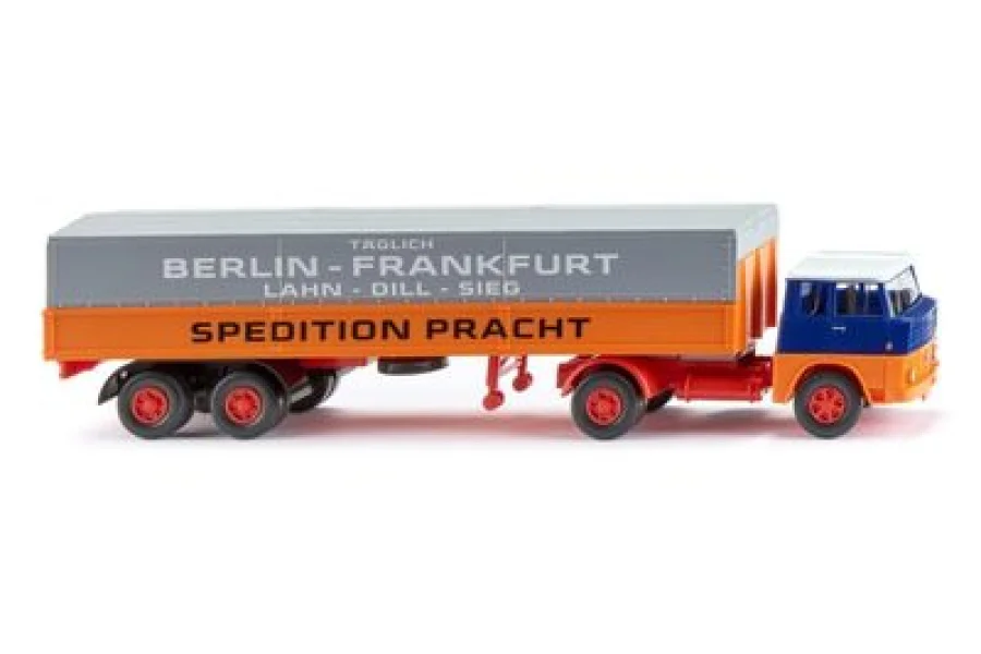 Autoarticolato a pianale (Henschel) "Spedition Pracht"