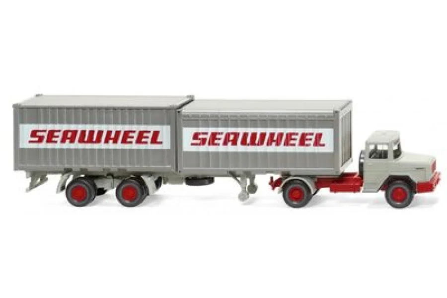 Kontejnerová souprava s návěsem (Magirus Deutz) "Seawheel"