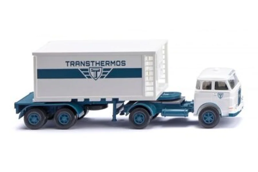Autoarticolato portacontainer 20' (MAN Pausbacke) "Transthermos"