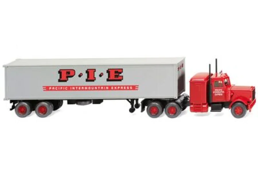 Kontejnerový tahač s návěsem (Peterbilt) "Pacific Intermount. Express"