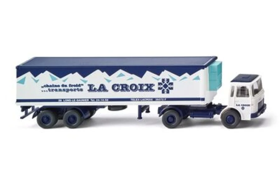 Kühlkoffersattelzug (Saviem) "Lacroix"