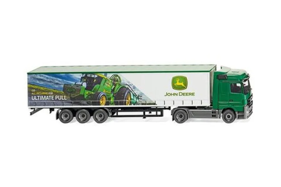 Semirimorchio a tendine (MB Actros) "John Deere"