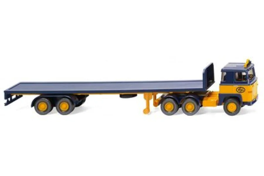 Semirremolque de plataforma plana (Scania) "ASG"