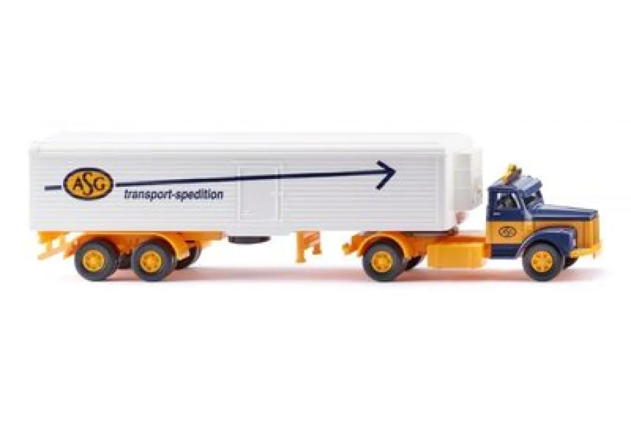 Kühlkoffersattelzug (Scania) "ASG"