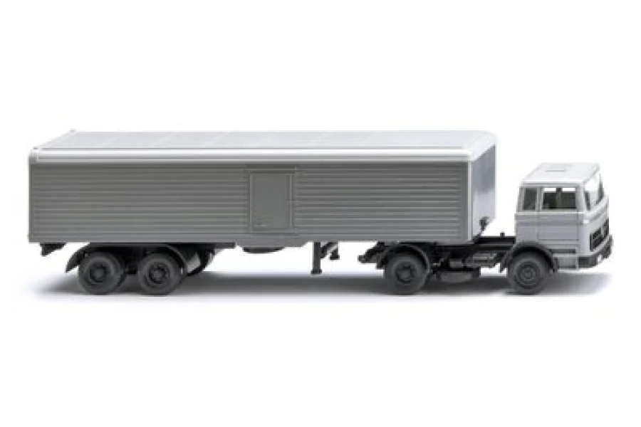 Autoarticolato con semirimorchio furgonato (MB 1620) - grigio argento