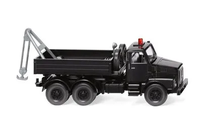 Wiking 063409: Abschleppwagen (Volvo N10) - schwarz