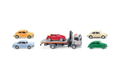 Wiking 063606: Abschleppwagen (MAN TGL) mit klassischem Modell beladen
