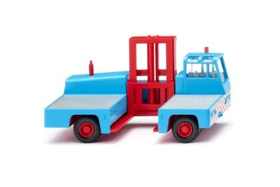 Wiking 066703: Seitenstapler - hellblau/rot
