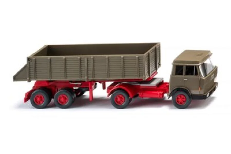 Hinterkippersattelzug (Hanomag Henschel) - beigegrau