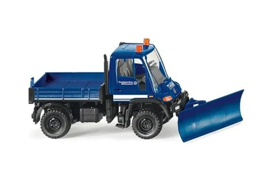 THW - Unimog U 400 con lama spartineve