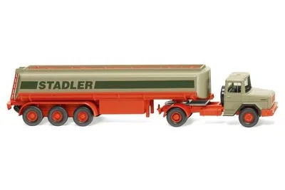 Wiking 078006: Tank-oplegger (Magirus Deutz) "Stadler"