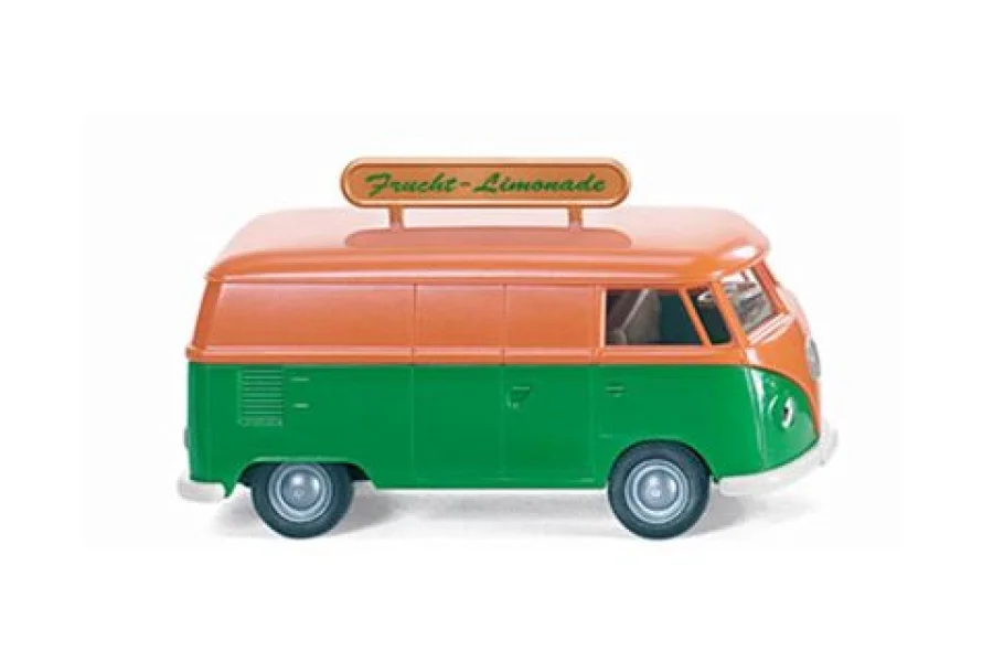 VW T1 mit Werbetafel