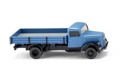 Wiking 084007: Pritschen-Lkw (Opel Blitz) - fernblau
