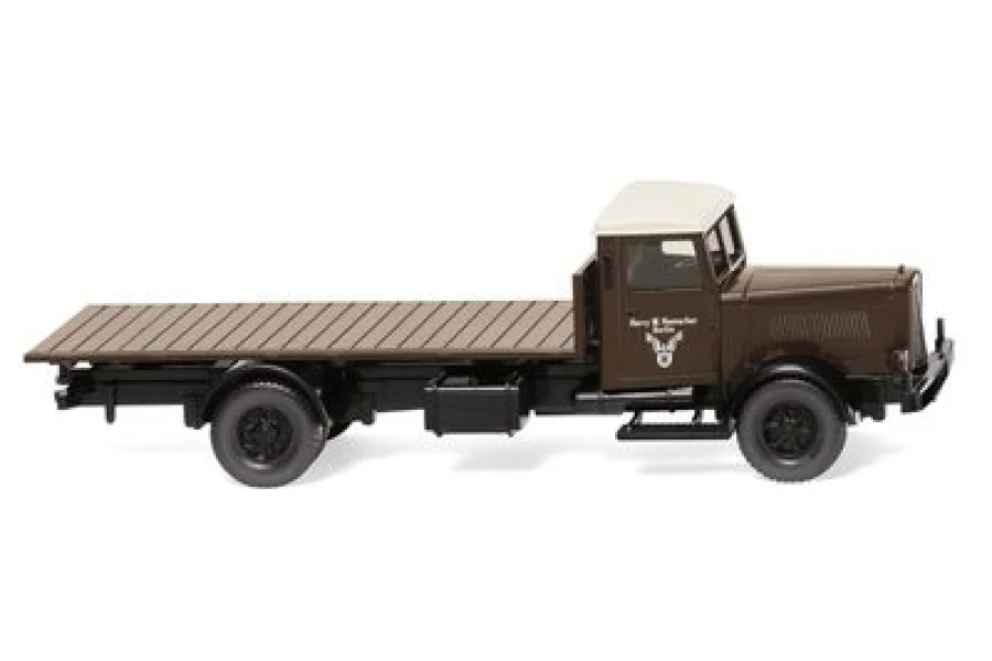Flachpritschen-Lkw (Hanomag) "Spedition Hamacher"