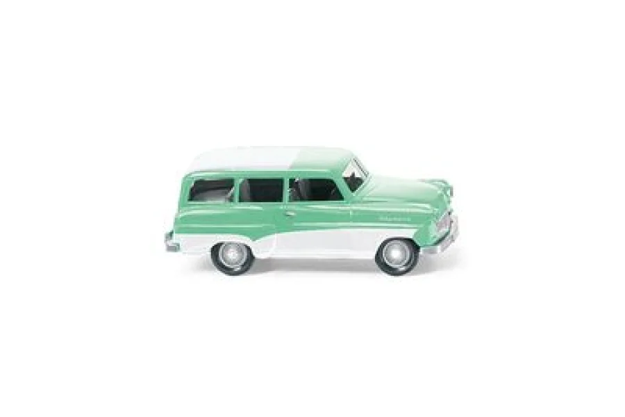 Opel Caravan 1956 - mintgrün mit weißem Dach