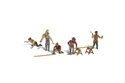 Woodland Scenics A1947: H0 Figuren Schreiner bei der Arbeit