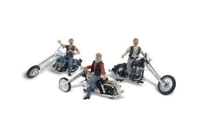 Woodland Scenics AS5554: H0 PKW Szene Biker Treff