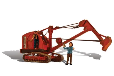Woodland Scenics AS5566: H0 PKW Szene Bagger