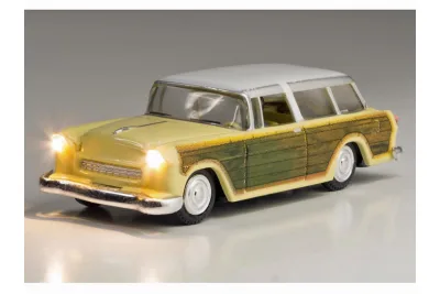 Woodland Scenics JP5599: H0 Just Plug PKW Kombi Station Wagon beleuchtet