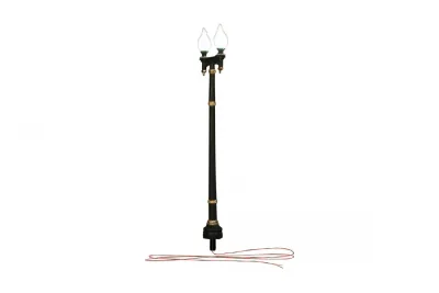 Woodland Scenics JP5632: H0 Doppelarm Straßenlampe LED warmweiß Just Plug Lighting System 3x