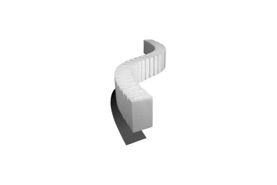 Woodland Scenics ST1409: Risers Bahntrassen 10,1cm 2x